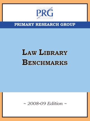 cover image of Law Library Benchmarks
